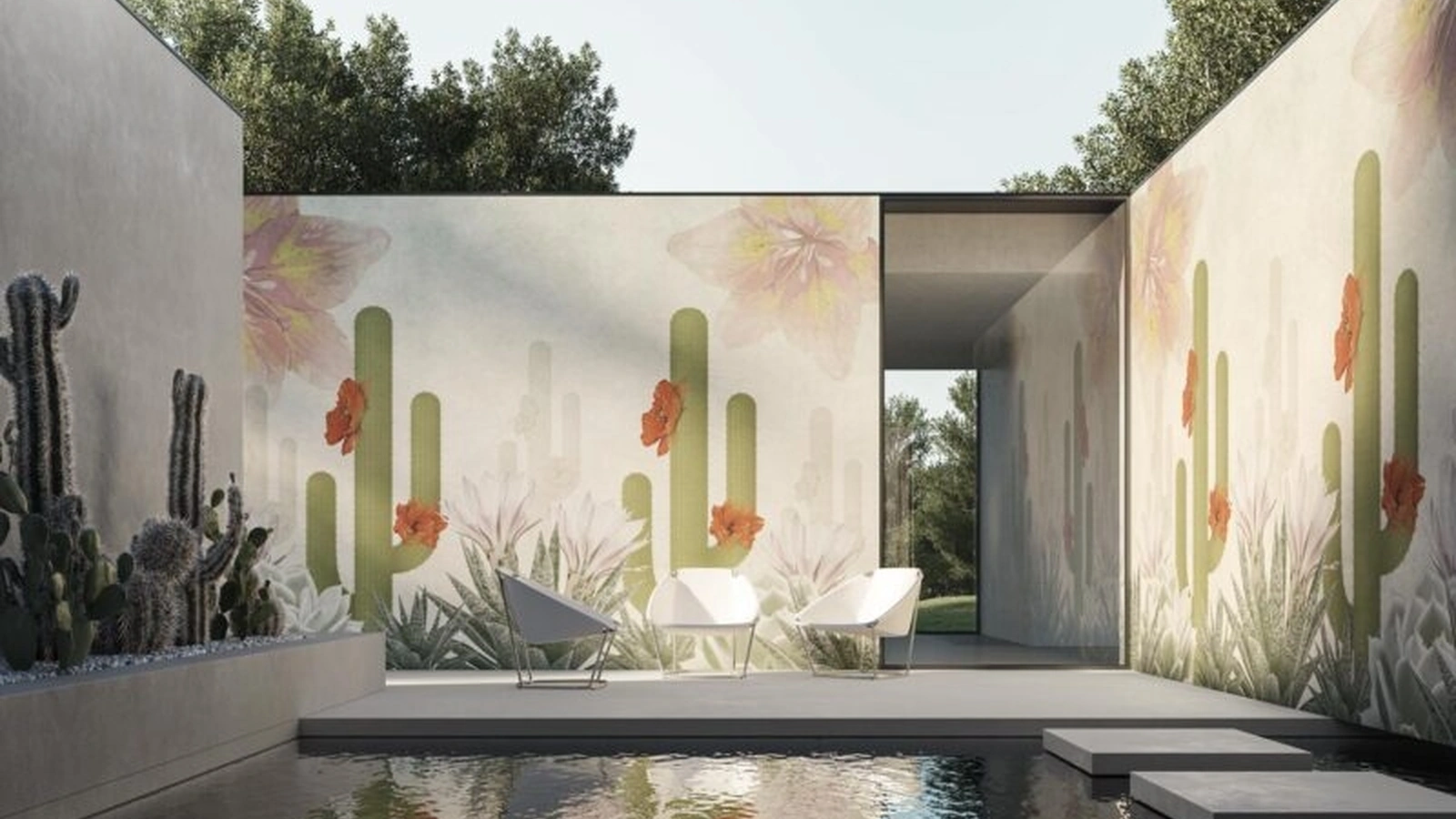 Carta da parati Desert in Bloom di Instabilelab