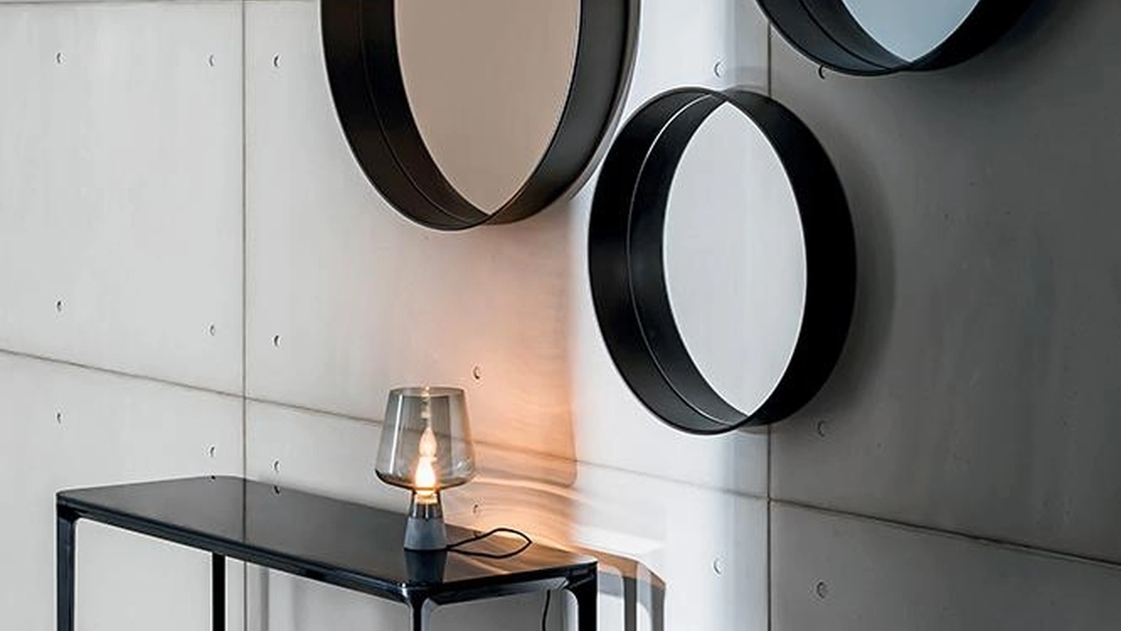Specchio rotondo in diverse dimensioni Horizon di Sovet