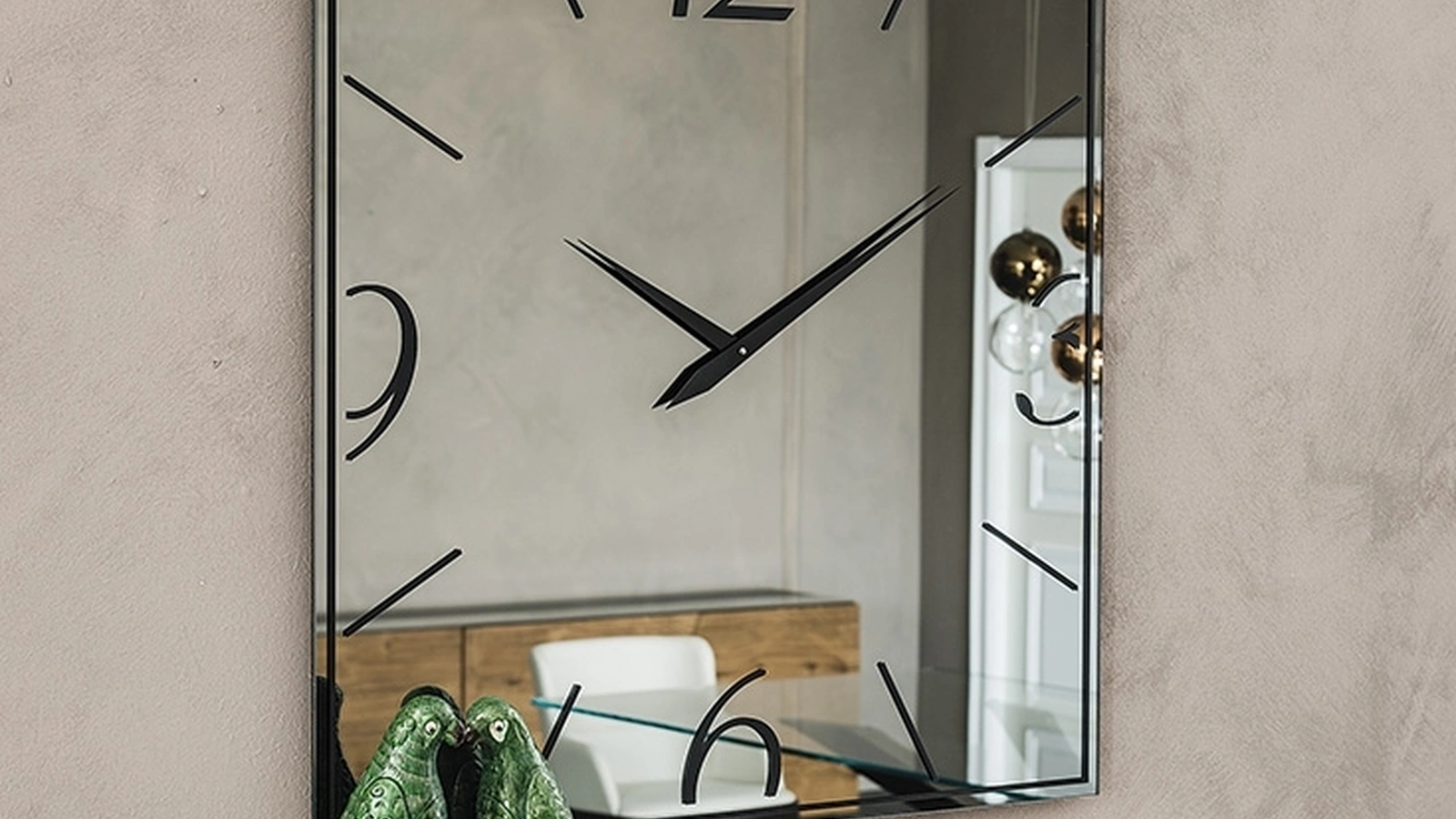 Orologio specchiato Moment di Cattelan Italia