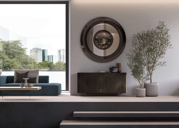 Specchio di design Dorian di Ozzio