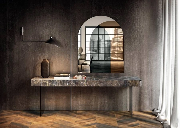 Specchio di design Fuze di Lago