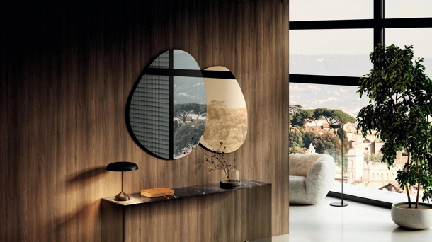Specchio decorativo Melty di Lago