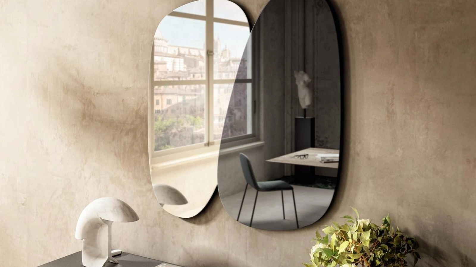 Specchio decorativo Melty di Lago