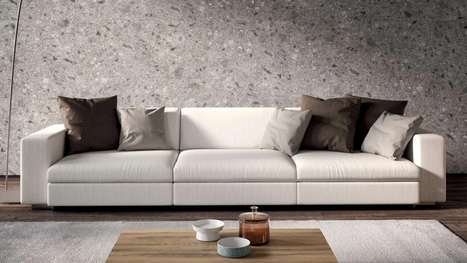 Tavolino Trasformabile Sydney in Eco Legno Vecchio Antico e metallo di Ozzio