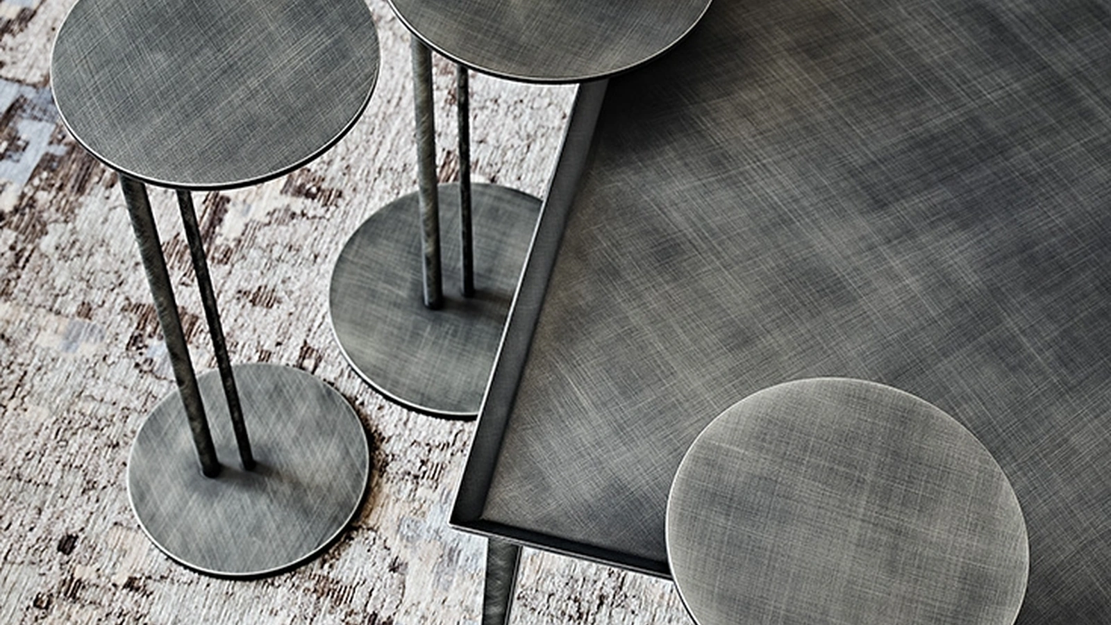 Tavolino Sting Brushed di Cattelan Italia