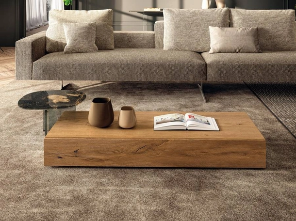 Tavolino in legno 36e8 1925 di Lago