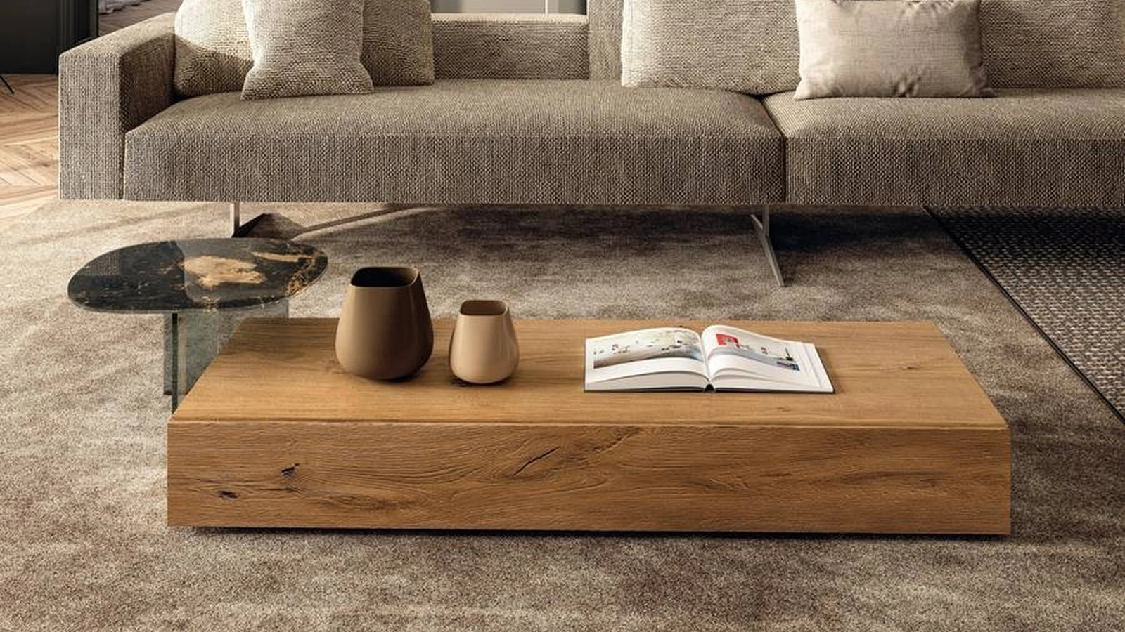 Tavolino in legno 36e8 1925 di Lago
