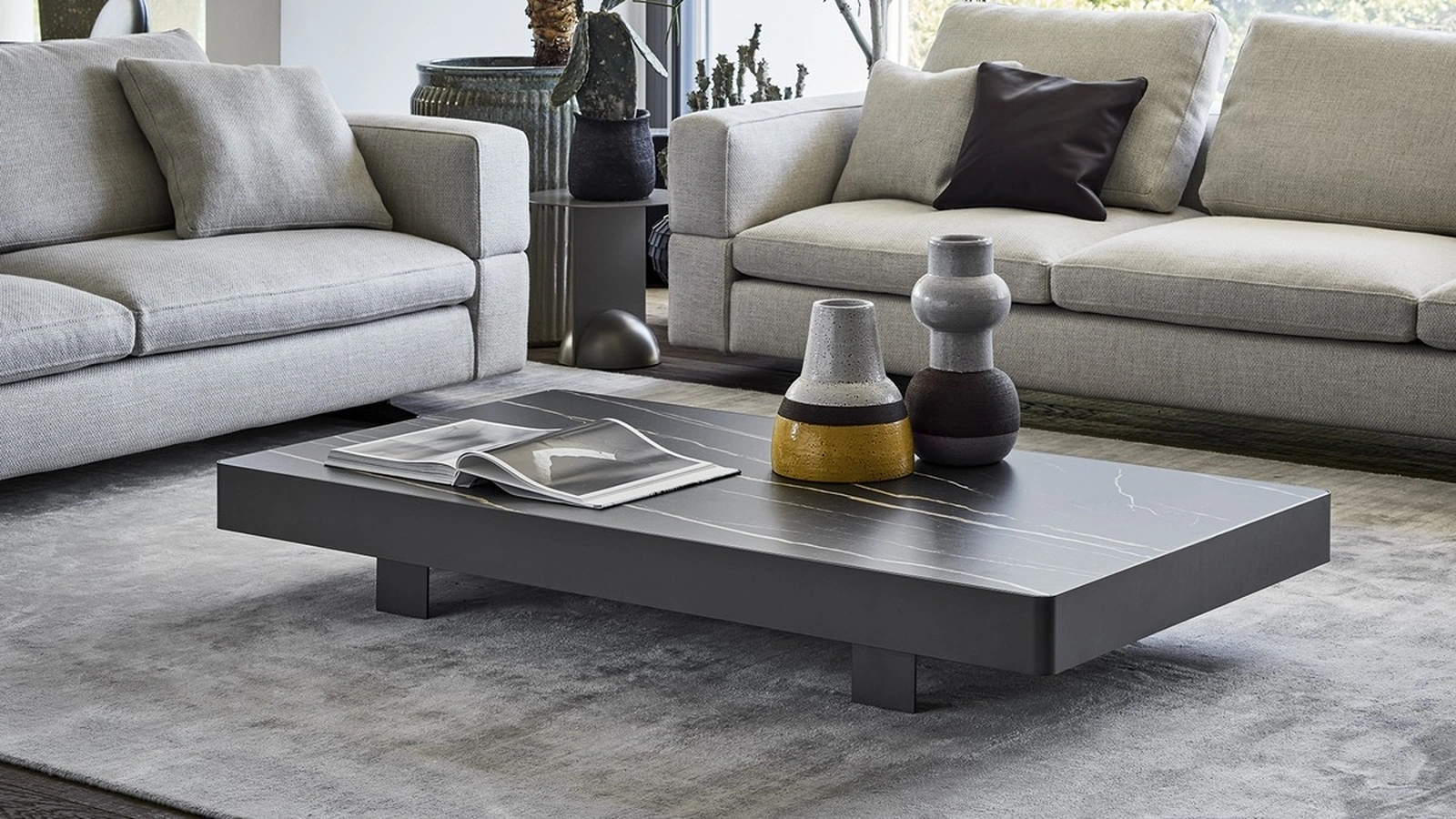 Tavolino basso di design Jazz di Bonaldo