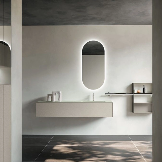 Mobile da Bagno sospeso Cartabianca 01 di Cerasa