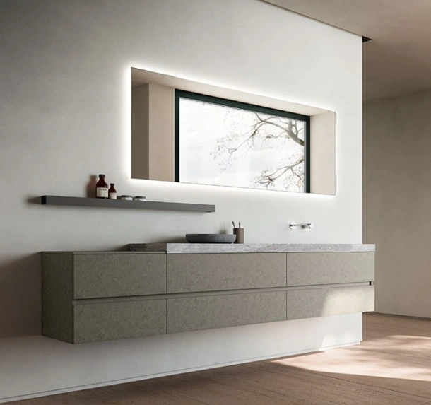 Mobile da Bagno sospeso Segno 01 di Cerasa