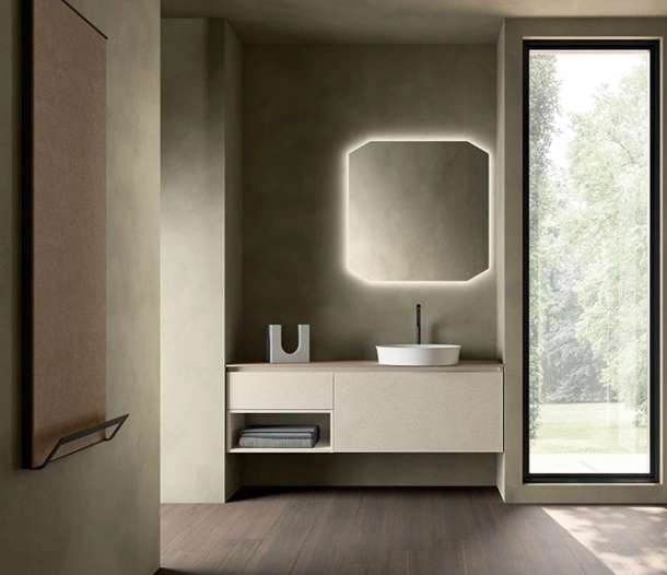 Mobile da Bagno sospeso Segno 02 di Cerasa