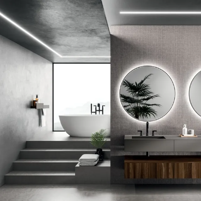 Mobile da Bagno sospeso Modo Project 06 in Rovere di Arrital