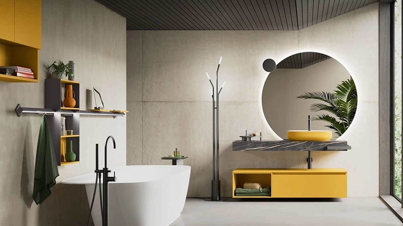 Mobile da Bagno sospeso Segno 00 di Cerasa