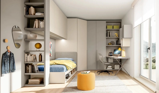 Cameretta a ponte Layout 02B di Doimo Cityline