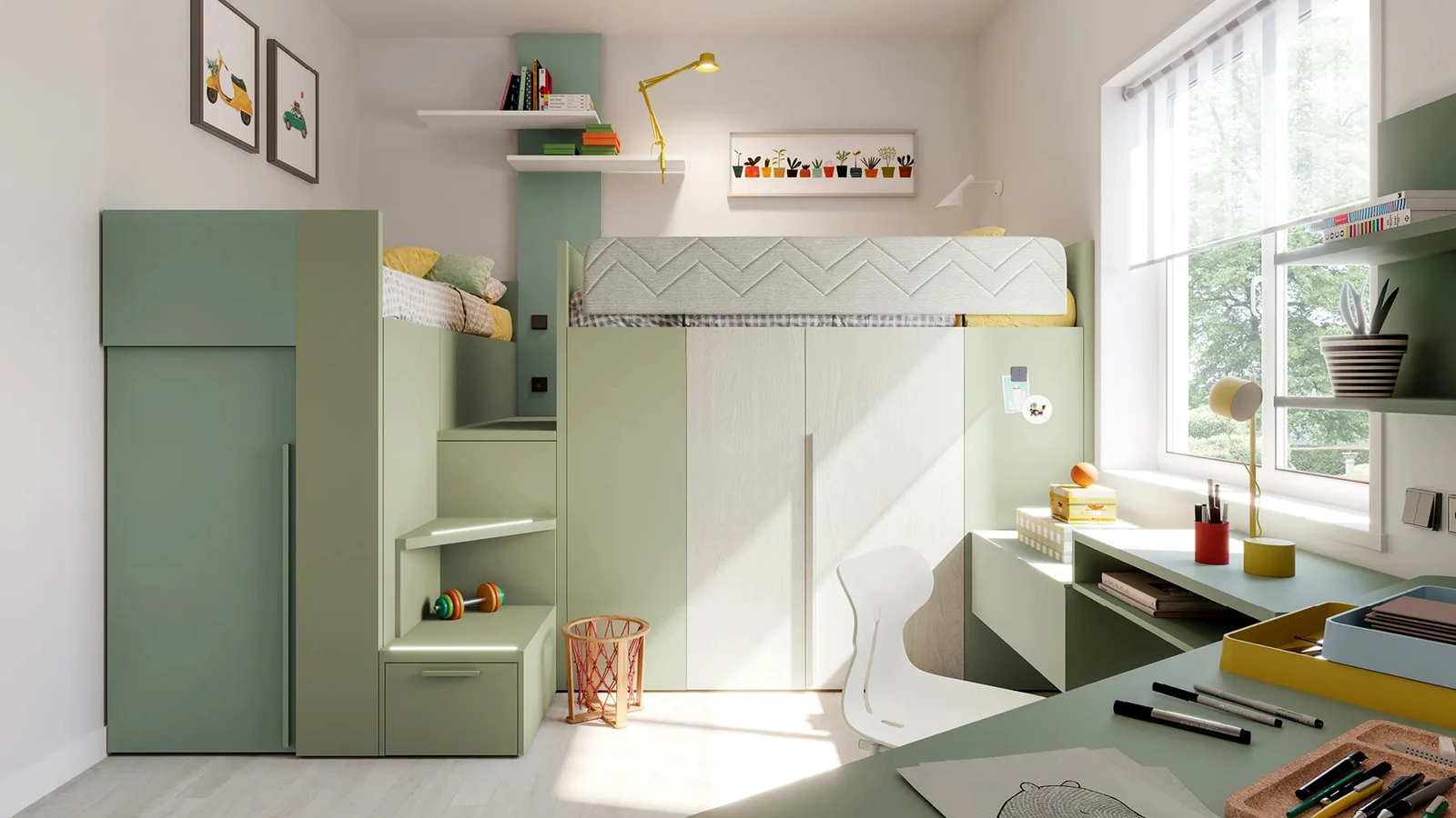 Cameretta Layout 10B di Doimo Cityline