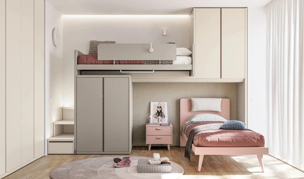 Cameretta Layout 15B di Doimo Cityline