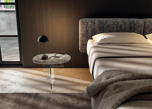 Comodino in vetro Pleasure 1419 Lago
