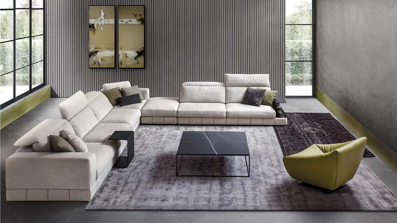 Salotto angolare Grand Rest di Gurian