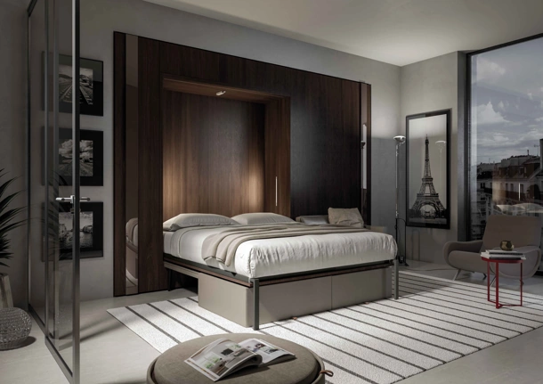 Letto a scomparsa Alcova Light Comp 253 di Tumidei
