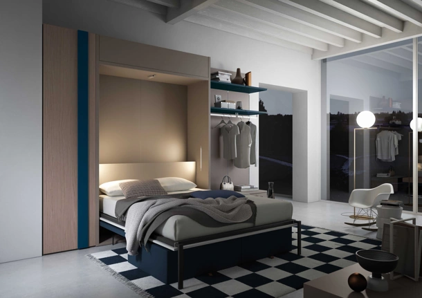 Letto a scomparsa Divano Flip di Tumidei