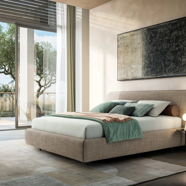 Letto matrimoniale B-Curve di Twils