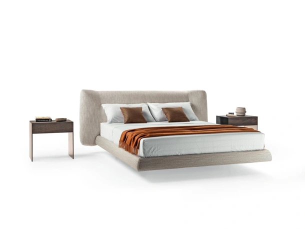 Letto in tessuto imbottito Bed-In 1821 di Lago