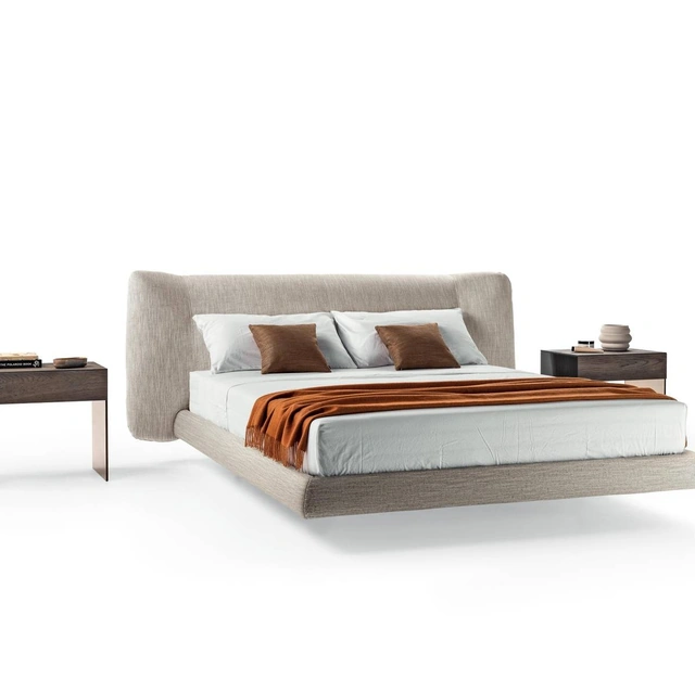Letto in tessuto imbottito Bed-In 1821 di Lago