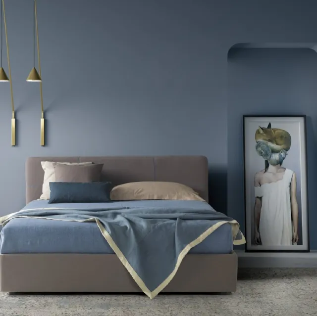 Letto con contenitore Teo di Biba Salotti