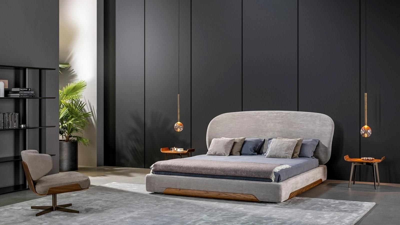 Letto con testiera Olos di Bonaldo