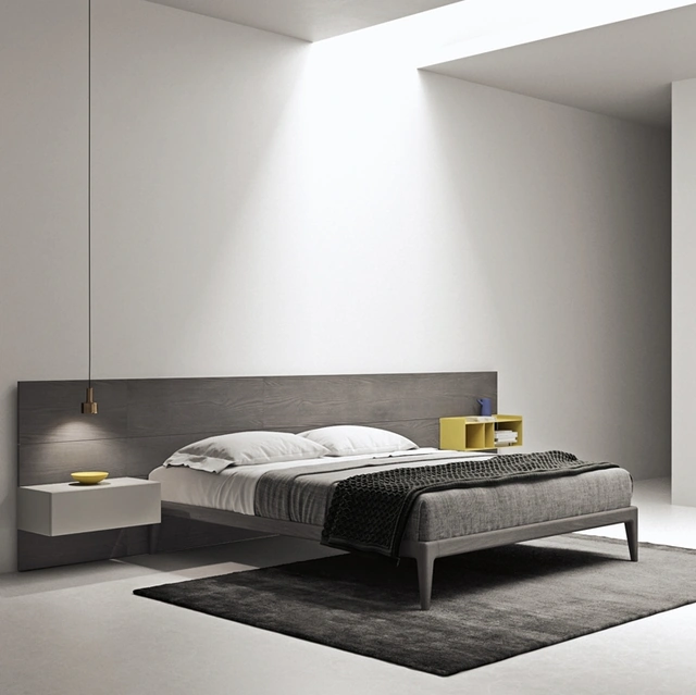 Letto Bun Sommier in legno di Kristalia