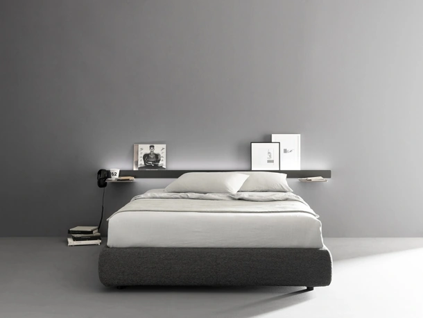 Letto in tessuto Groove di Caccaro