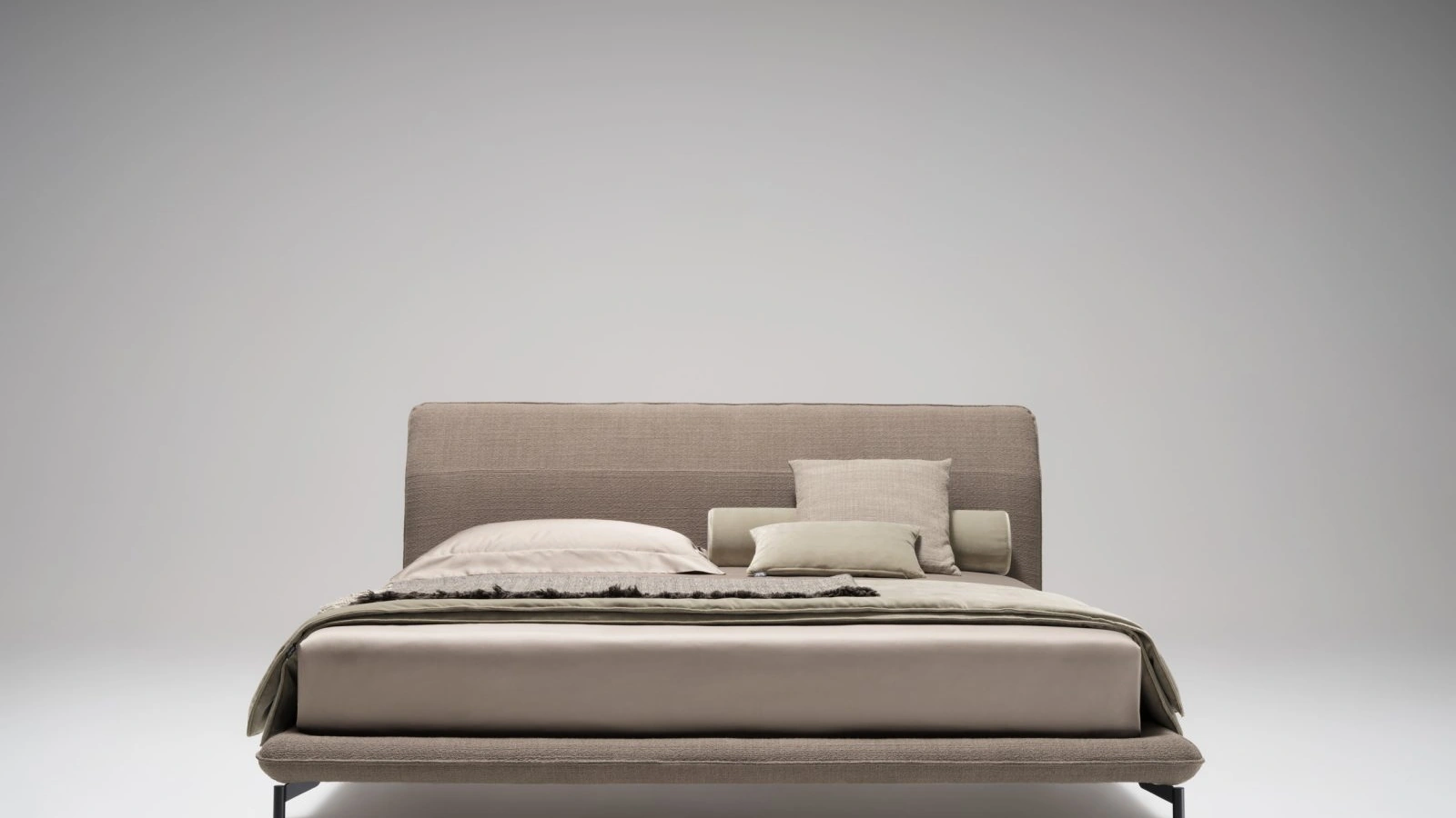 Letto in tessuto imbottito Elle di Twils