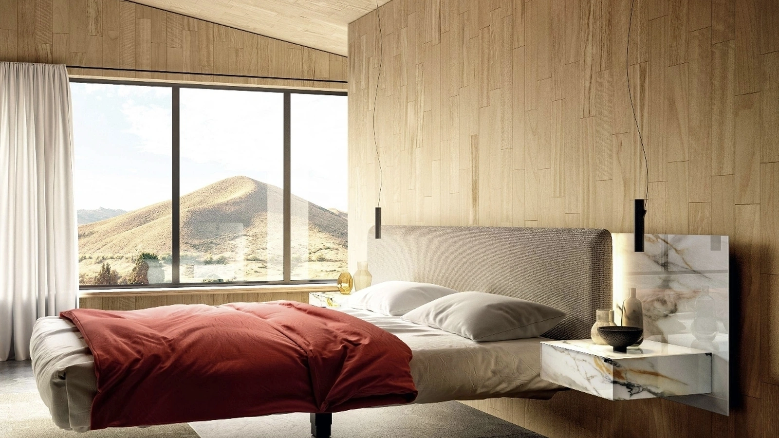 Letto sospeso Fluttua 1657 di Lago