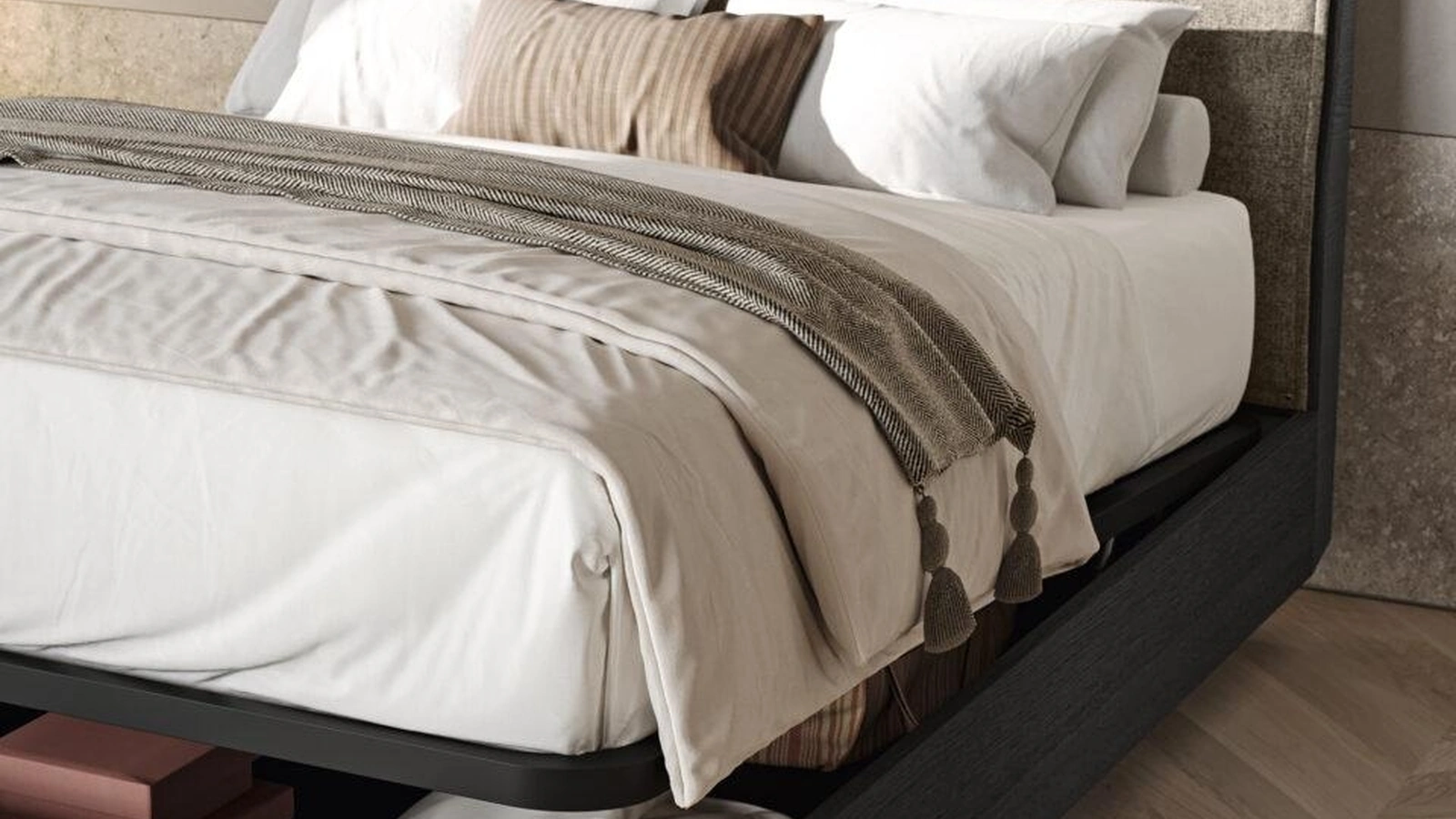 Letto Nautilo con contenitore di Morassutti