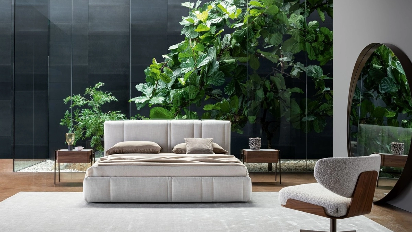 Letto con box contenitore Rigoletto di Bonaldo