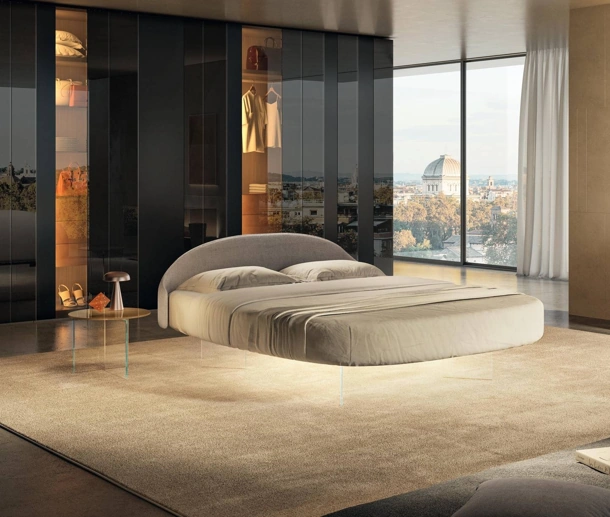 Letto matrimoniale Roundy Air 2898 di Lago