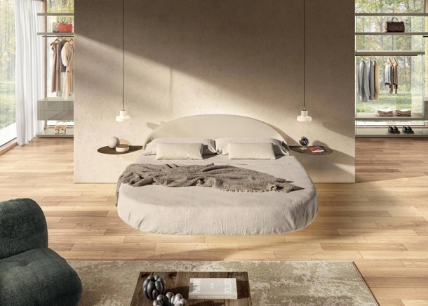 Letto Roundy Fluttua 2897 di Lago