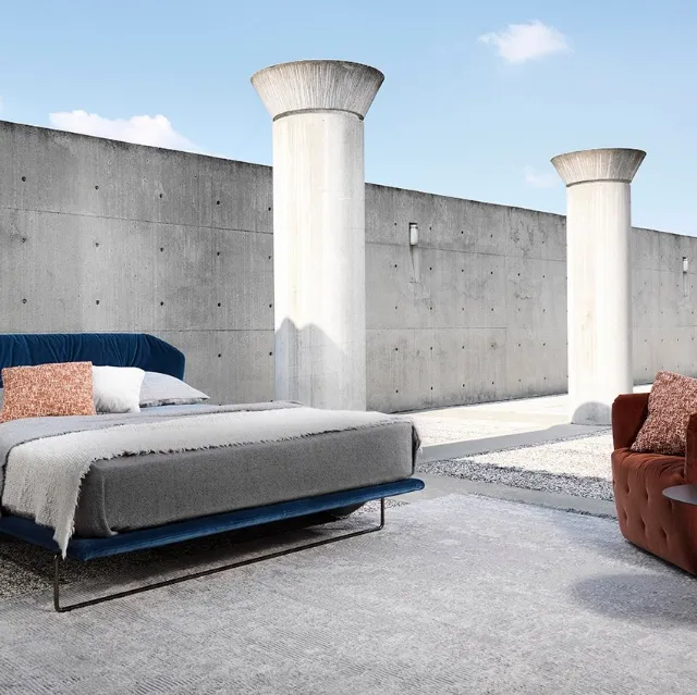 Letto con testiera New York Air di Saba