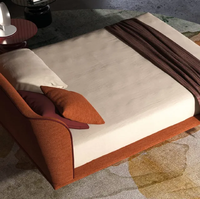 Letto in tessuto Shell di Biba Salotti