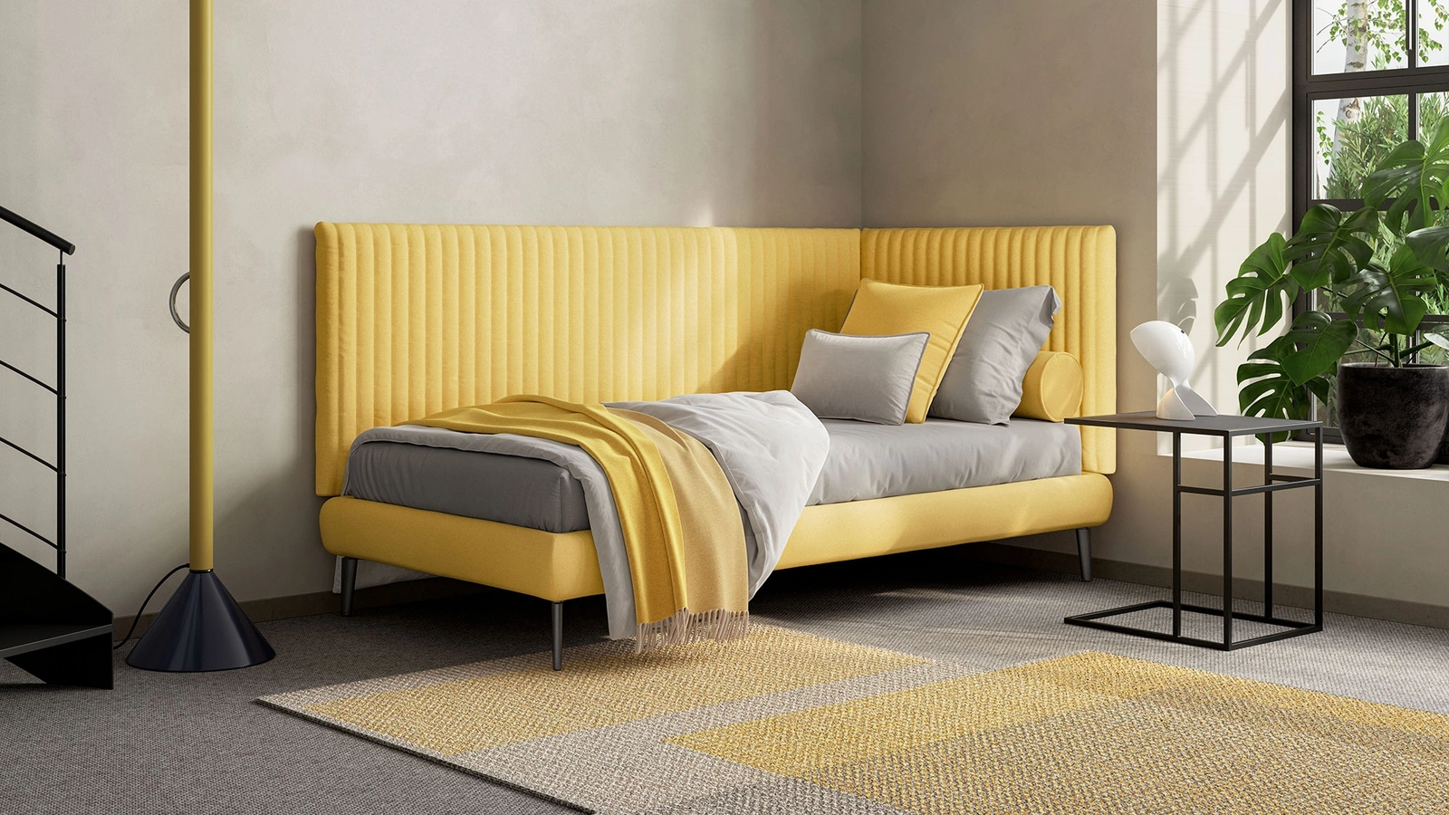 Letto singolo Boiserie Delphine di Twils