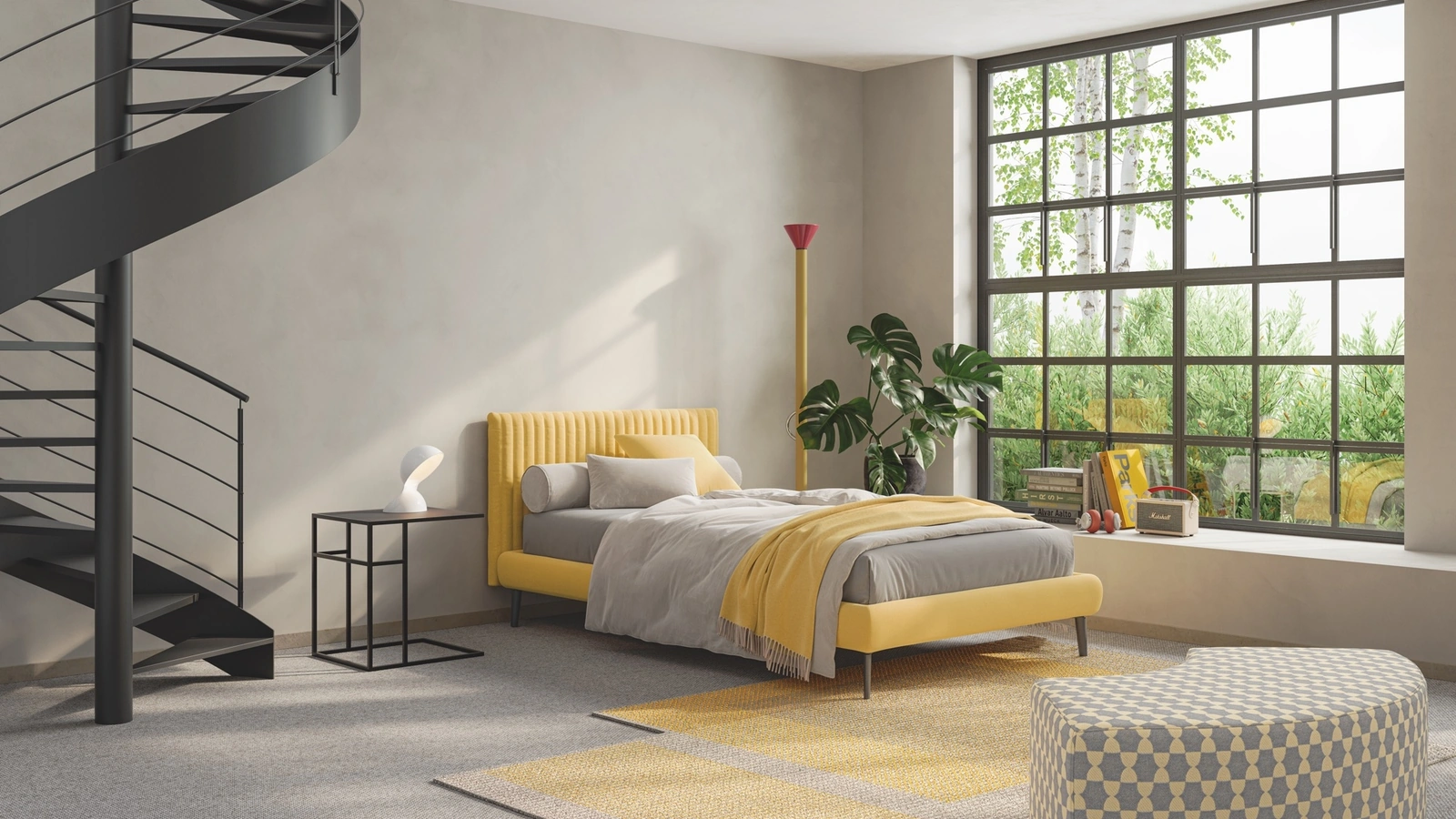 Letto singolo Boiserie Delphine di Twils