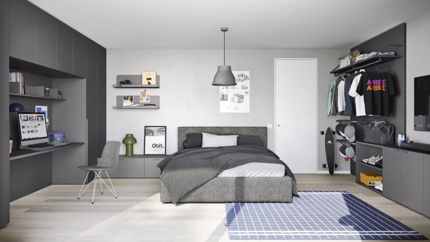 Letto singolo Wind di Nidi