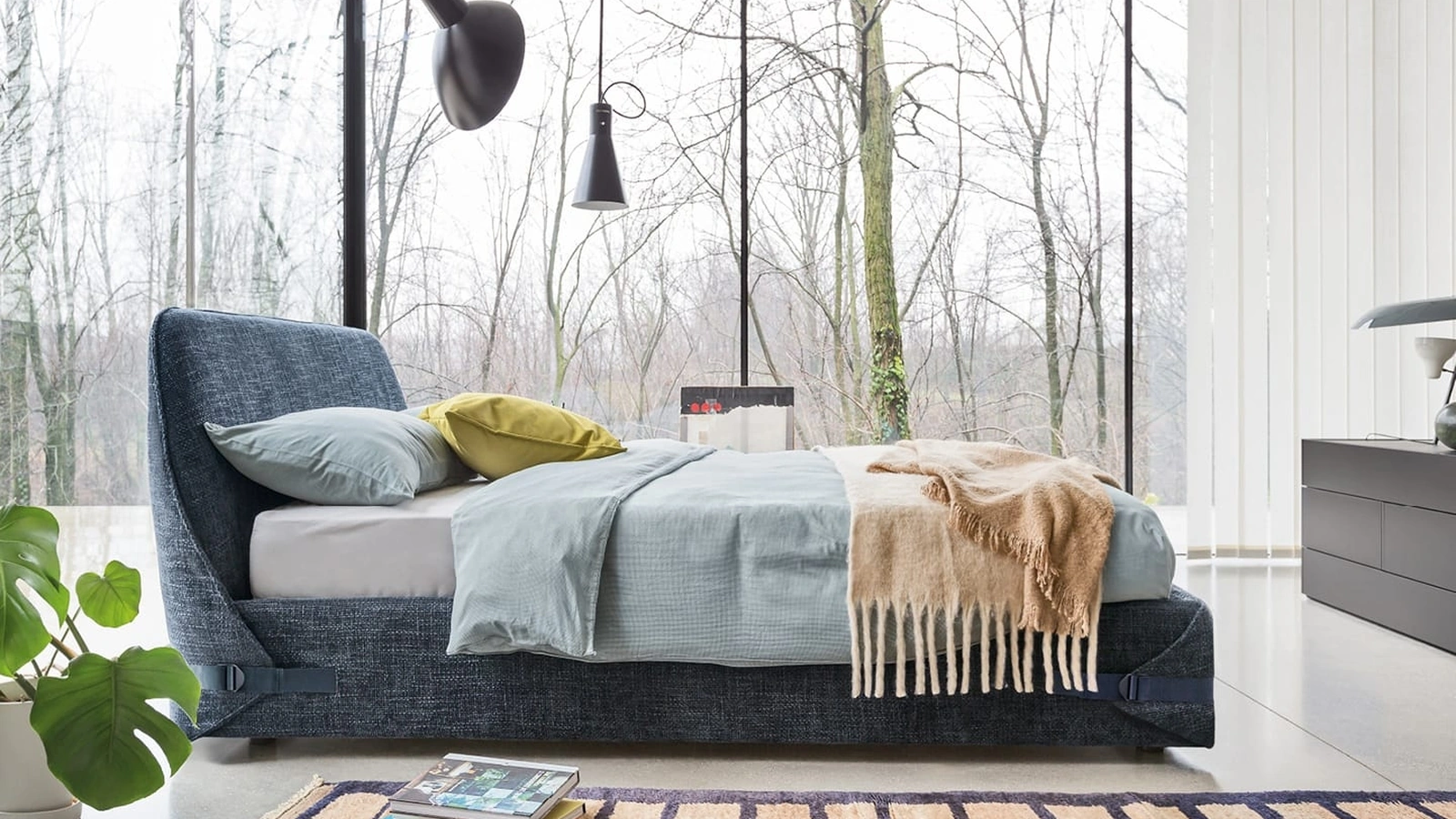 Letto Tape con box contenitore di Novamobili