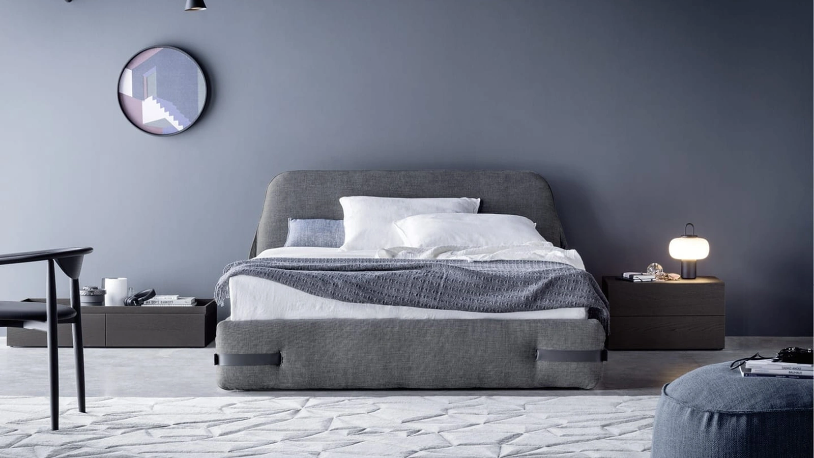 Letto Tape con box contenitore di Novamobili