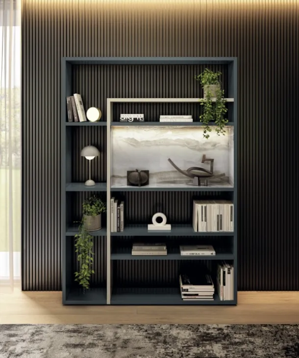 Libreria a muro 30mm 2733 di Lago