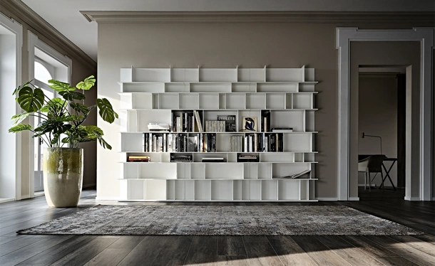 Libreria a muro Wally di Cattelan Italia