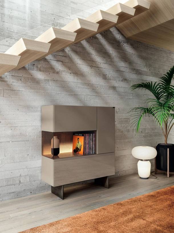 Madia in vetro 36e8 Glass 1350 di Lago
