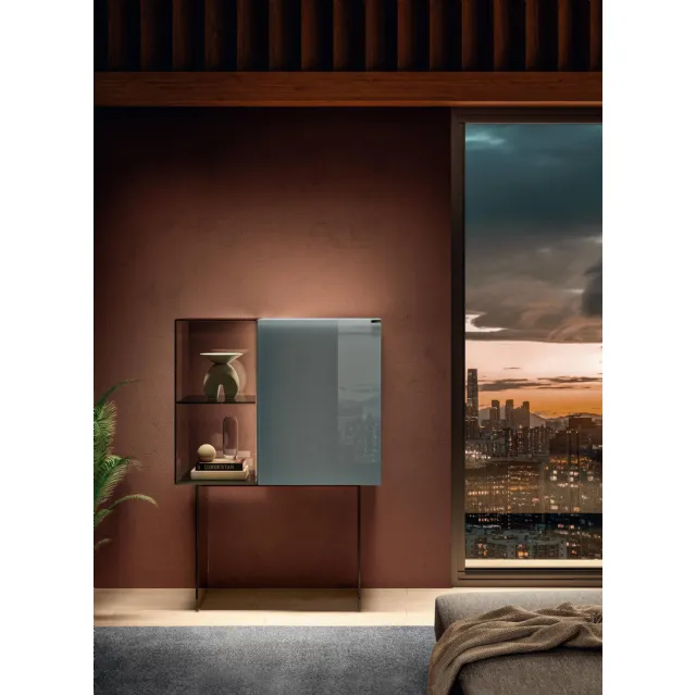 Madia in vetro 36e8 Glass 1355 di Lago