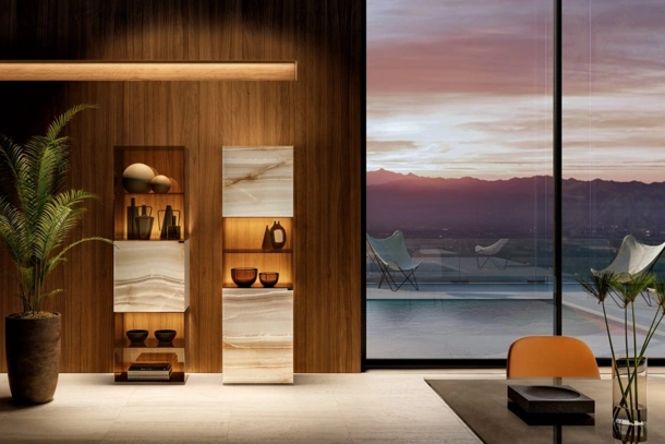 Madie Verticali 36e8 Glass 1359-1360 di Lago