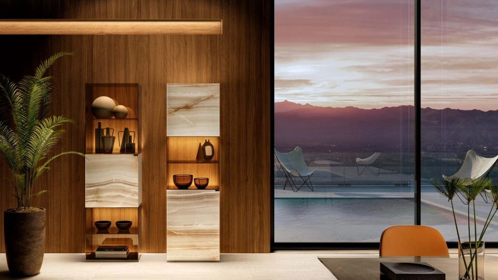 Madie Verticali 36e8 Glass 1359-1360 di Lago